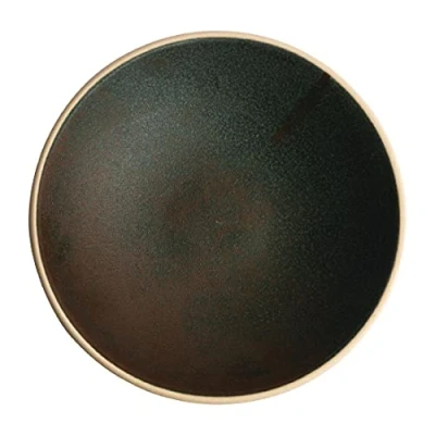 Abbildung von Olympia FA326 Canvas Flache Schale, Dunkelgrün, 20cm, 6 Stück