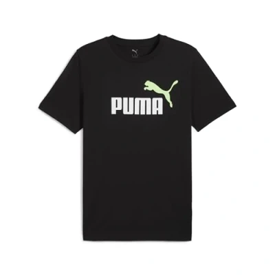 Abbildung von PUMA Unisex ESS 2 Color No. 1 Logo Tee T Shirts, Black Spring Fern,