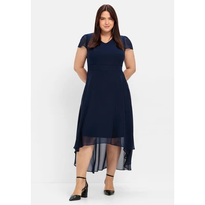 Abbildung von Sheego Maxikleid, Damen, Größe: 48, Navy
