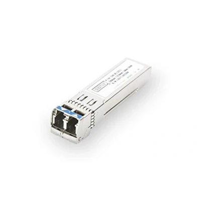Abbildung von DIGITUS SFP+ Modul 10 Gbit/s HP &amp; Aruba kompatibel Mini GBIC für Singlemode Glasfaserkabel LC Duplex 1310 nm Wellenlänge km Reichweite Plug Play