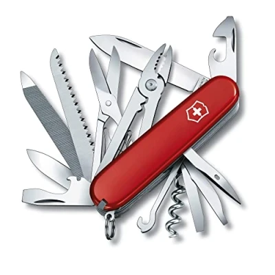 Abbildung von Victorinox Schweizer Taschenmesser Handyman, Swiss Army Knife, Multitool, 24 Funktionen, Klinge, Korkenzieher, Dosenöffner
