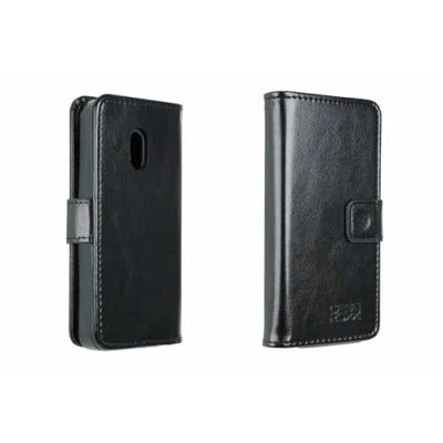 Abbildung von caseroxx Handy Hülle Tasche kompatibel mit Nokia 235 4G (2024) / 215 220 Bookstyle Case Wallet in schwarz