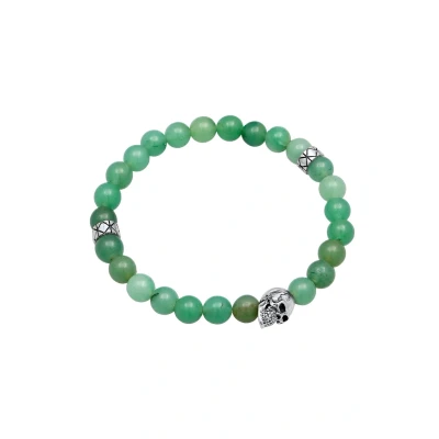 Abbildung von Kuzzoi Organic Skull Armband, Herren, Größe: 23, Hellgrün