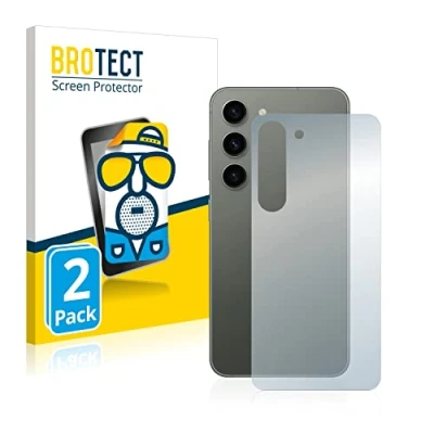 Abbildung von BROTECT Entspiegelungs Schutzfolie für Samsung Galaxy S23 Plus (Rückseite) (2 Stück) Matte Displayschutz Folie, Anti Reflex, Fingerprint