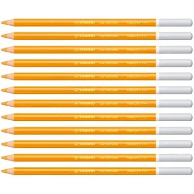 Abbildung von Pastellkreidestift STABILO CarbOthello 12er Pack indischgelb