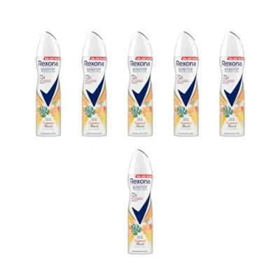 Abbildung von 6x Rexona Nonstop Protection Deospray Anti Transpirant Summer Moves Limited Edition 150 ml