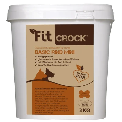Abbildung von Fit Crock Basic Rind Mini 3 kg