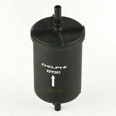 Abbildung von DELPHI EFP201 Kraftstofffilter Leitungsfilter RENAULT: Clio III Grandtour, SCENIC 2, 3, PEUGEOT: 508 I SW, 407 206 Schrägheck