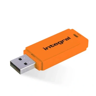 Abbildung von Integral 128GB Neon Orange USB 2.0 Flash Laufwerk