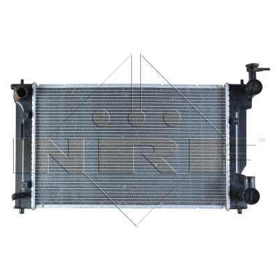 Abbildung von NRF 53398 Kühler, Motorkühlung Aluminium 625 378 16 Kühlrippen gelötet TOYOTA: Avensis II Kombi, Schrägheck, Limousine