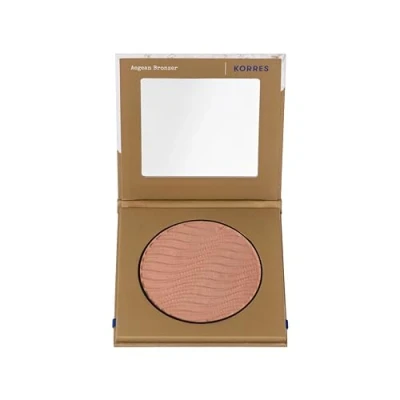 Abbildung von KORRES Aegean Bronzer Warm Shade, Bronzingpuder für einen natürlich aussehenden sonnengeküssten Glow, vegan, 7g