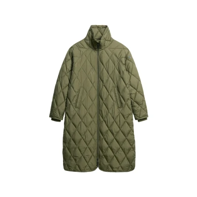 Abbildung von Superdry LONG Wintermantel, Damen, Größe: 38, Chive green