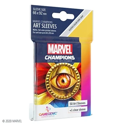 Abbildung von Gamegenic, Marvel Champions Sleeves Doctor Strange, Sleeve color code: Gray