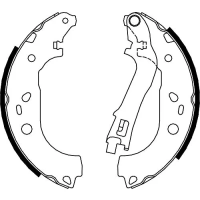 Abbildung von Bremsbackensatz METELLI 53 0088