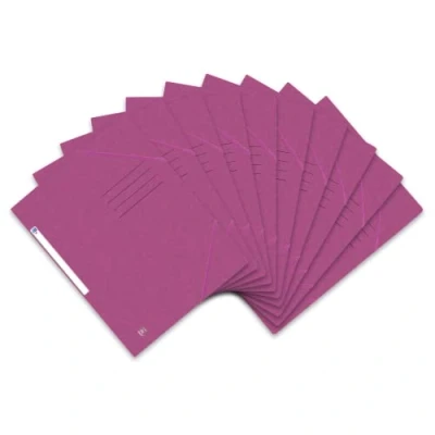 Abbildung von Oxford Top File + Eckspannermappe A4, extrastark aus Karton, violett, 10er Pack
