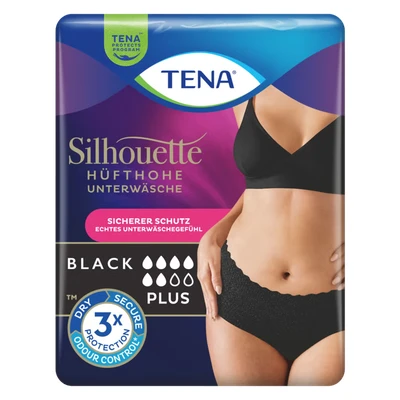 Abbildung von Tena Silhouette Plus Black M Inkontinenz Pants 12 St