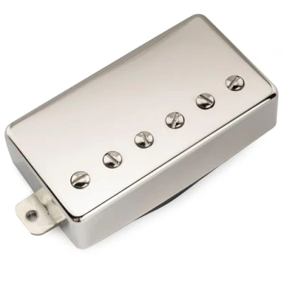 Abbildung von Musiclily Pro LP CMHA Alnico 5 Covered Humbucker Tonabnehmer Steg Pickup 16K für Style E Gitarre, Nickel