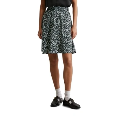 Abbildung von Marc O&#039;Polo Denim Ausgestellter AUS CRÊPE Alinienrock, Damen, Größe: Small, Dark grey
