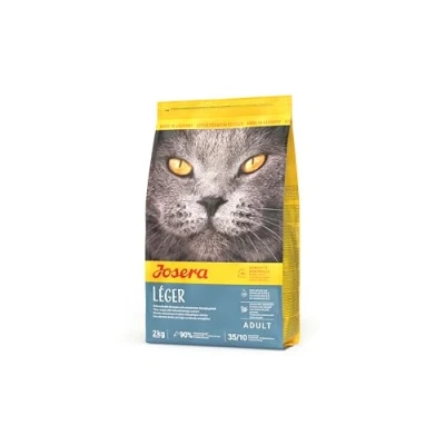 Abbildung von JOSERA Léger (1 x 2 kg) Adult Premium Trockenfutter für ausgewachsene sterilisierte oder übergewichtige Katzen Geflügel wenig Fett &amp; viel Protein weizenfrei Katzenfutter 1er Pack