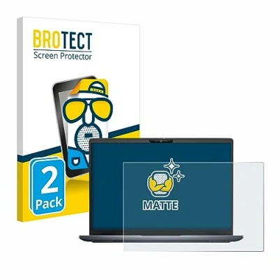 Abbildung von BROTECT Entspiegelungs Schutzfolie für Dell Latitude 7340 (2 Stück) Matte Displayschutz Folie, Anti Reflex, Fingerprint