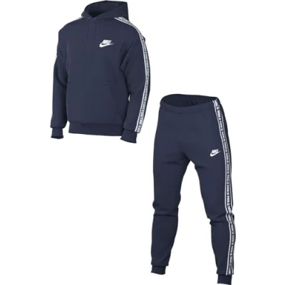 Abbildung von Nike Sportswear CLUB SUIT Trainingsanzug, Herren, Größe: Large, Midnight navy/white