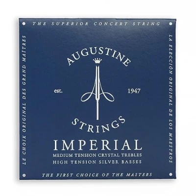 Abbildung von Klassik Gitarrensaiten Imperials Label Satz Blue High Tension/Basssaiten Tension