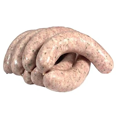 Abbildung von Poliwczak Weißwurst gebrüht ca. 520 g / Biała parzona Kiełbasa od okolo 520g