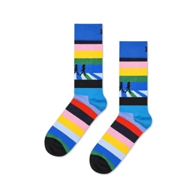 Abbildung von Happy Socks Herren und Damen The Beatles Abbey Road Crossing 2019 Baumwolle Socken Packung mit 1 Gemischt 41 46