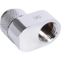 Abbildung von Alphacool Eiszapfen 16mm Versatzstück drehbar G1/4 AG auf IG chrom 17602