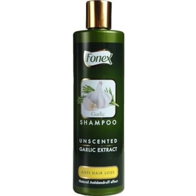 Abbildung von Fonex Knoblauch Shampoo 375ml Garlic Hair Care Haar mit Intensiv reparierende Anti Haarausfall sprödes trockenes strapaziertes Sarimsak Sampuan