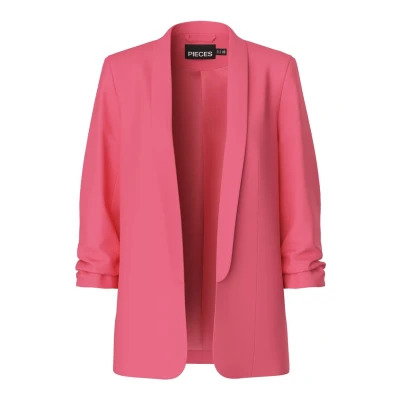 Abbildung von Pieces Pcbosella Blazer, Damen, Größe: Small, Pink lemonade