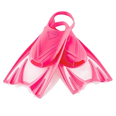 Abbildung von Aqua Speed Flosse Kurze Schwimmflossen für Kinder Mädchen Jungen, perfekt erste Schwimmerlebnisse im Pool, Meer oder See