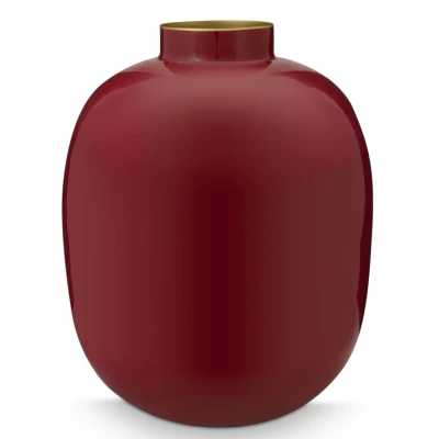 Abbildung von PIP STUDIO Vase Metal rot 32 cm