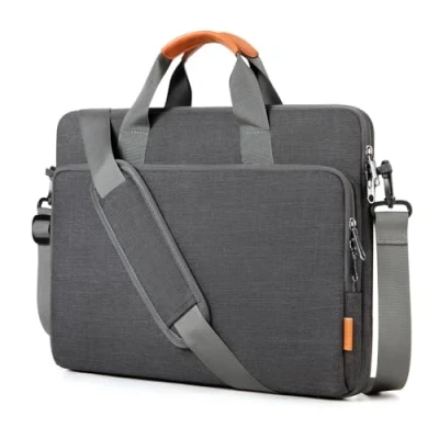 Abbildung von bagasin Laptoptasche Laptop Aktentasche Passt bis zu 14 15 Zoll Erweiterbare Wasserdichte Schultertasche Umhängetasche Tragetasche Notebooktasche PC Computer Tasche