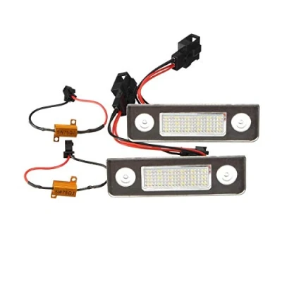 Abbildung von GOFORJUMP Kfz Kennzeichenleuchte 18LED LED für S/koda O/ctavia 1Z Roomster 5J Octavia II vor dem Facelift Facelifted