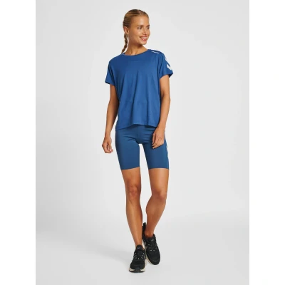 Abbildung von hummel Damen Hmlmt Grace Hw Tight Shorts, Insignia Blue, S EU