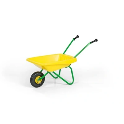 Abbildung von Rolly Toys Kinderschubkarre mit Kunststoffsch&uuml;ssel Sch&uuml;ssel gelb