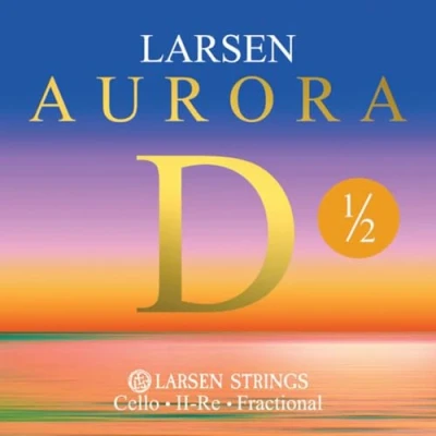 Abbildung von Larsen Aurora Cello Saiten Medium D 1/2