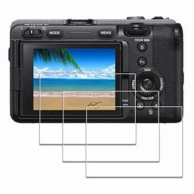 Abbildung von iDaPro Displayschutz schutzfolie für Sony Alpha FX3 Folie Screen Protector 9H Härte Gehärtetes Glas Einfache Installation [3 Stück]