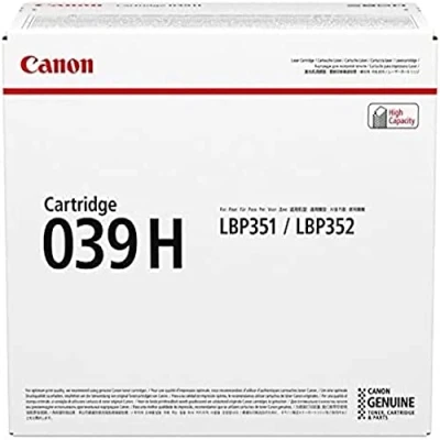 Abbildung von Canon CRG 039H schwarz toner 25.000 seiten original 0288C001