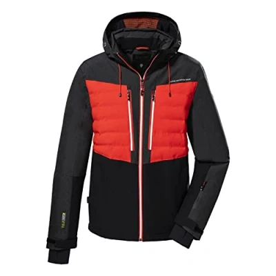 Abbildung von Killtec Herren Ksw 56 Mn Jckt Skijacke Funktionsjacke mit abzippbarer Kapuze und Schneefang, Schwarz, XL EU