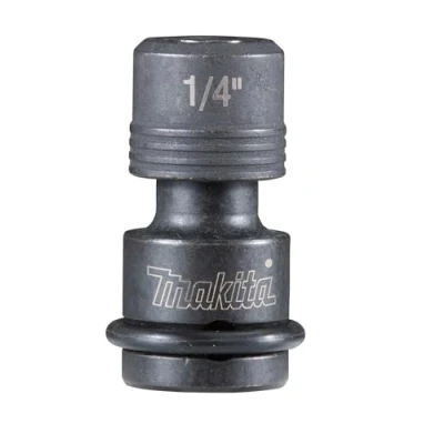 Abbildung von Makita B 68448 Bit Adapter 1/2&quot; Vierkant auf 1/4&quot; Sechskant, 51 mm, Chrom Molybdän, inklusive O Ring und Sicherungsstift