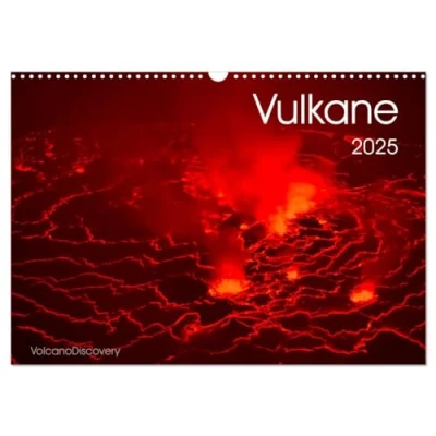 Abbildung von Vulkane 2025 (Wandkalender DIN A3 quer), CALVENDO Monatskalender