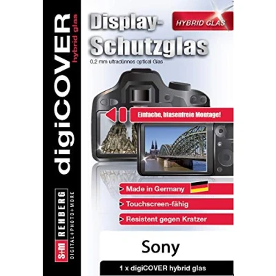 Abbildung von digiCOVER Hybrid Glas Displayschutz Sony Alpha 6000/ 6100 / 6300 6400 /6500 /6600