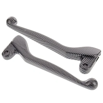 Abbildung von SET Brems &amp; Kupplungshebel Alu massiv carbon S50, S51, S53, SR50
