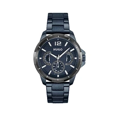Abbildung von HUGO Multifunktionsuhr #SPORT, 1530194, Quarzuhr, Armbanduhr, Herrenuhr, Datum, 12/24 Stunden Anzeige