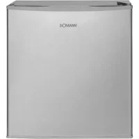 Abbildung von Bomann® Mini Kühlschrank 42 Liter Getränkekühlschrank klein für Büro, Camping und Gaming kleiner leise 39 dB Minibar mit wechselbarem Türanschlag 51x45x45 cm KB 7346 inox