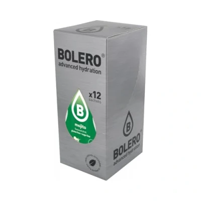 Abbildung von Bolero advanced hydration Instant Getränkepulver Mojito 12er Pack mit Stevia zuckerfrei für Sportler (Mojito)