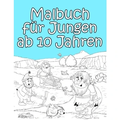 Abbildung von Malbuch für Jungen ab 10 Jahren: Spannende Motive zum Ausmalen Jungs