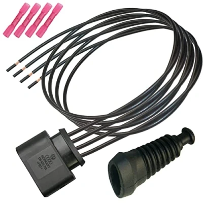 Abbildung von Stecker kompatibel zu VW, Audi, SEAT, Skoda 1J0973724, 1J0 973 724 Reparatursatz 1,50² 4 pol. Tülle SV Kabelsatz Zündspule